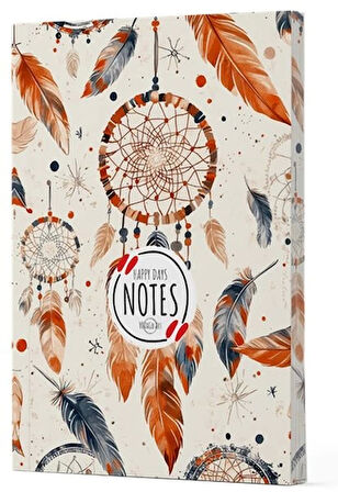 Tüy 5 - Yan Boyamalı Çizgili Defter