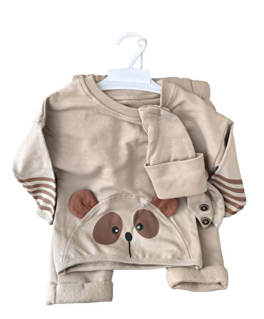 Bebendy Laura Baby Erkek Bebek/çocuk Alt Üst Şapkalı Takım 