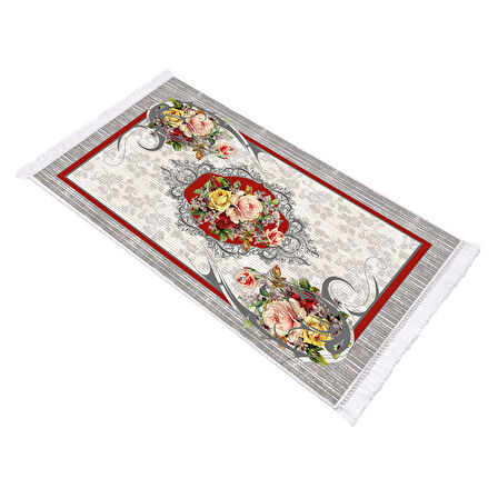 Dekoreko İnci Halı Dijital Saçaklı 9169 Desen 2