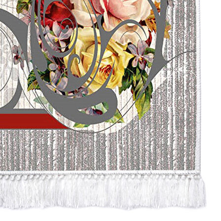 Dekoreko İnci Halı Dijital Saçaklı 9169 Desen 2