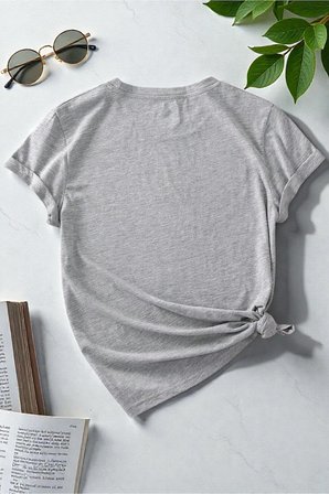 Unisex Los Angles Baskılı LA Tasarım Tshirt