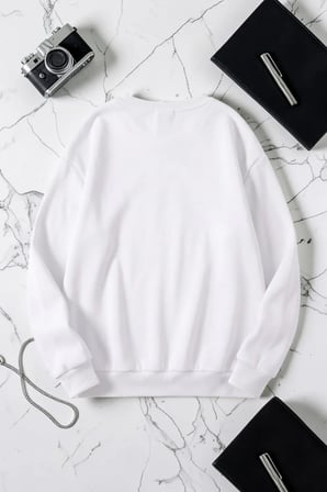 Unisex Yusufcuk Baskılı Bisiklet Yaka Sweatshirt