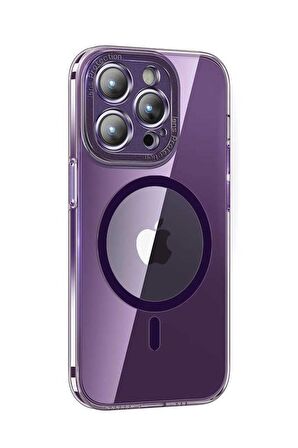 iPhone 14 Pro Max Klıf Uyumlu Magsafeli Kamera Korumalı Sert PC Kapak