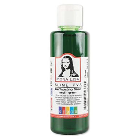 Südor Mona Lisa Slime Tutkalı 70 Ml Yeşil - 5 adet