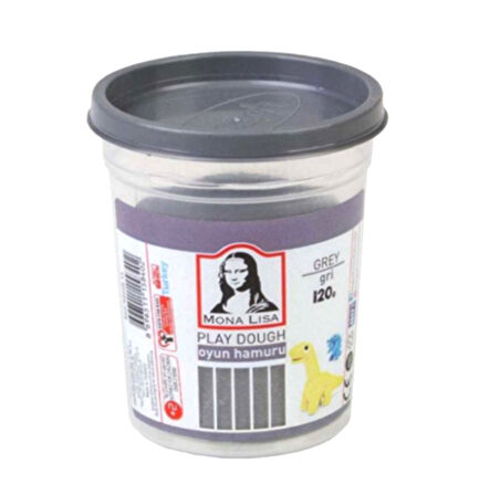Mona Lisa Oyun Hamuru 120Gr Gri - 3 adet