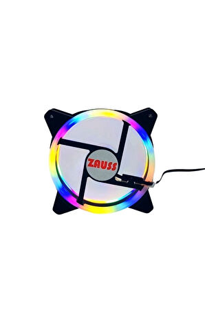 2 Adet 120mm Rainbow Rgb Kasa Fanı 12 Cm Renkli Gökkuşağı Fanı