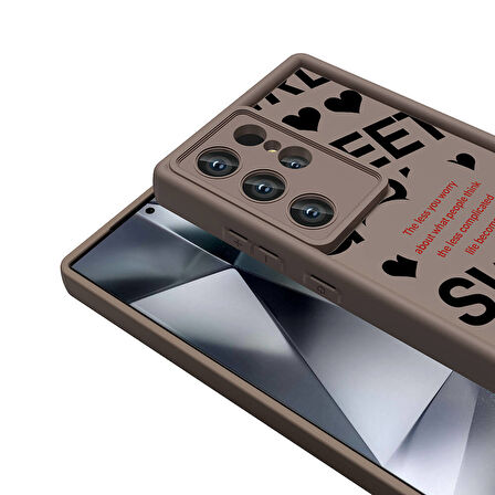 Galaxy S24 Ultra Kılıf Kamera Korumalı Baskılı Arka Yüzey Klas Kapak