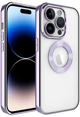 Apple iPhone 11 Pro Max Köşeleri Renkli Şeffaf Kamera Korumalı Silikon Luxury Kapak