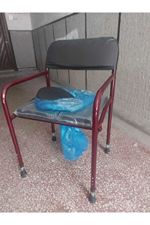 Medikalcim Tuvalet Sandalyesi Katlanır Derili