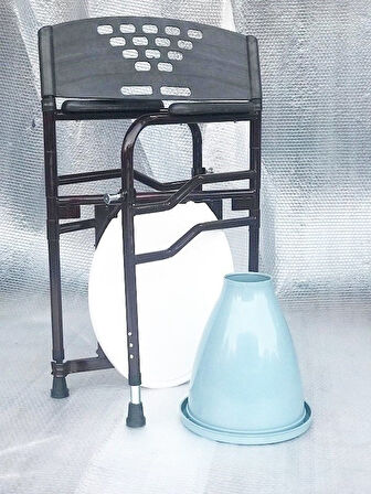 Medikalcim Lüks Hasta Klozeti 120 Kg. Taşır Katlanır