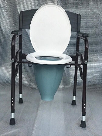 Medikalcim Lüks Hasta Klozeti 120 Kg. Taşır Katlanır