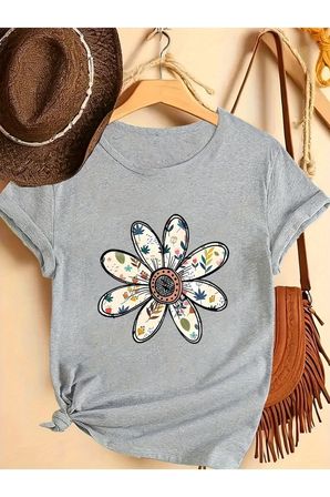 Unisex D54/DFESENPAPATYA/ONUST Baskılı Tasarım Tshirt
