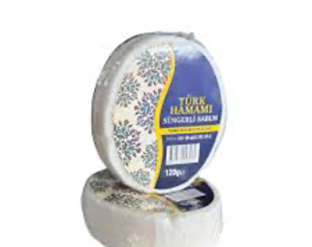Süngerli sabun hamam kokulu 3*100