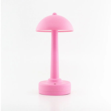 Light Design Şarjlı ve 3 Kademe Işık Ayarlı Masa Lambası Pembe