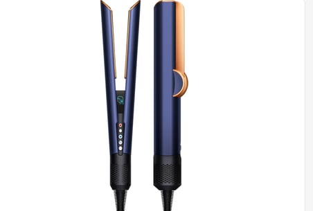 Dyson Airstrait™ Saç Düzleştirici (Prusya Mavisi/Parlak Bakır) İthalatçı Garantili