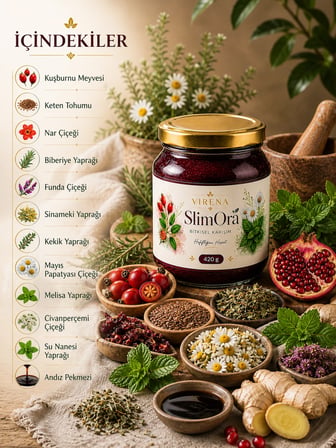 Toroslar Virena SlimOra Bitkisel Destek Macunu 420 gr 2li Paket