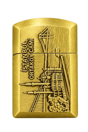 Hunter Soft Flame İstanbul Ortaköy Design Gold Çakmak