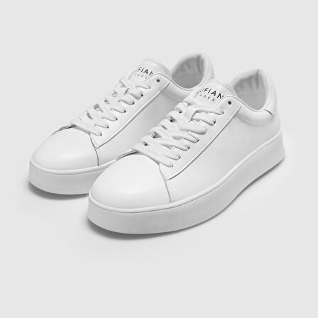 Lufıan Anton Beyaz Deri Erkek Spor Ayakkabı 111230254 