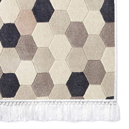 Dekoreko İnci Halı Dijital Saçaklı 1899