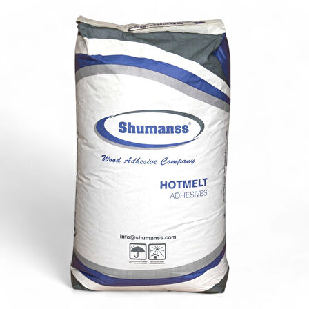 Shumanss Extra Düz Kenar Bantlama (Hotmelt) Tutkalı Naturel 25Kg Torba