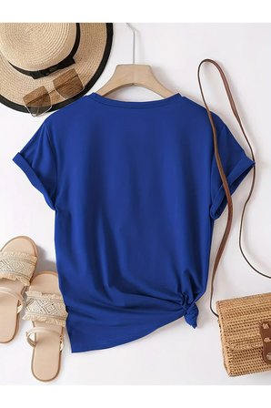 Unisex Desenli Kelebek Baskılı Tasarım Tshirt