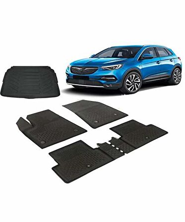 Sahler Sahler Opel Grandland  2017 + 4.5D Havuzlu Paspas Rizline 3D Bagaj Havuzu