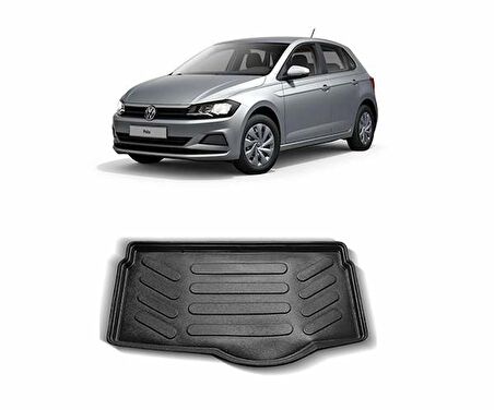 Rizline Volkswagen  Polo Alt Bagaj 2017 +  3D Bagaj Havuzu Siyah