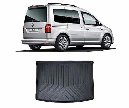 Rizline Volkswagen  Caddy  2016-2020  3D Bagaj Havuzu Siyah