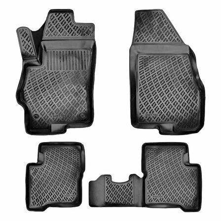 Rizline Fiat  Linea  2007 Sonrası  3D Havuzlu Paspas Siyah