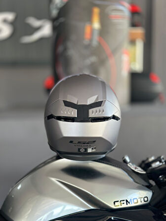 Ls2 Stream 2 Mat Tıtanıum Güneş Vizörlü Tam Kask XL
