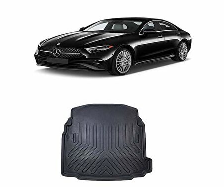 Rizline Mercedes CLS C257 2018 Sonrası Bagaj Havuzu Siyah