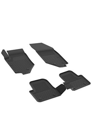 Sahler Sahler Citroen C4 X 2021 Sonrası  4.5D Paspas ve Rizline 3D Bagaj Havuzu Siyah