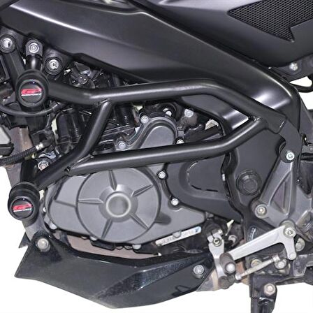 GP Kompozit Bajaj Pulsar NS 200 2022-2023 Uyumlu Motor Koruma Demiri Siyah