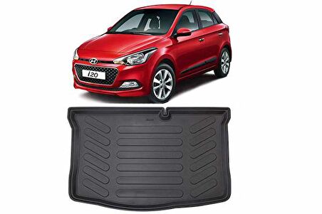 Rizline Hyundai  i20  2015-2020  3D Bagaj Havuzu Siyah