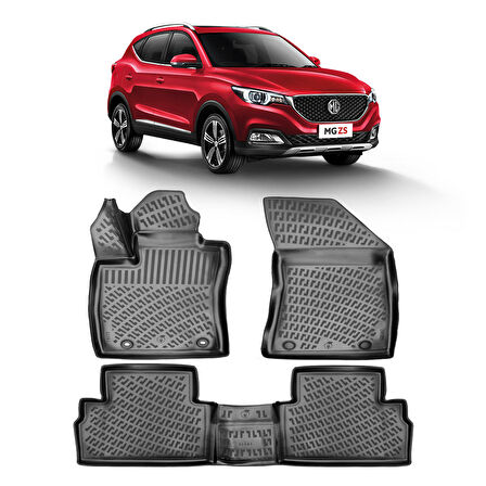 Rizline MG ZS EV 2021 SONRASI ELEKTRİKLİ 3D HAVUZLU PASPAS SİYAH