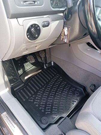 Rizline Volkswagen Golf 5 2003-2009 3D Havuzlu Paspas Siyah