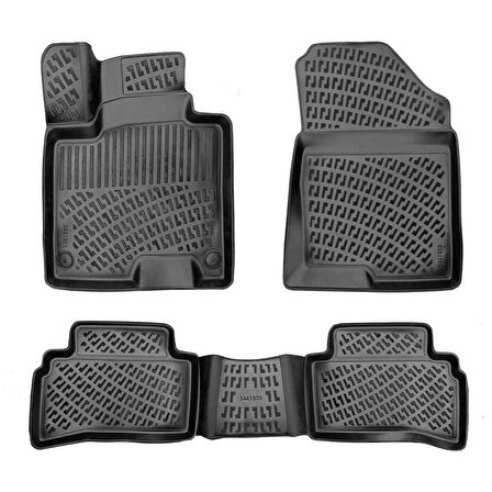 Rizline Kia Sportage 2022 ve Sonrası Cool-Elegance-Prestige  3D Havuzlu Paspas