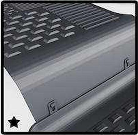 Sahler Volkswagen Jetta  2011+  4.5D Havuzlu Paspas Siyah