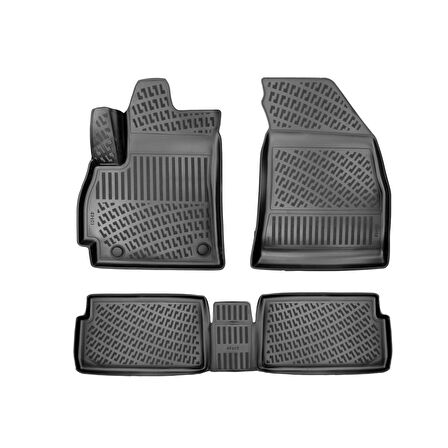 Rizline Chery Omoda 5 2022+3D Bagaj Havuzu ve Paspas Set Siyah