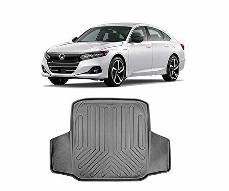 Rizline Honda Accord 2018 Sonrası  3D Bagaj Havuzu Siyah