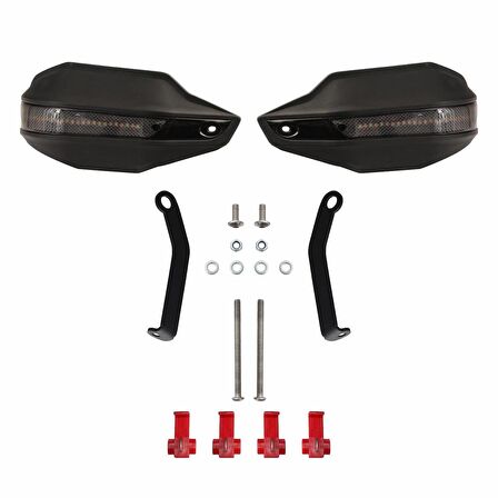 GP Kompozit CF Moto 250 NK 2023-2024 Led Sinyalli Elcik Koruma Siyah