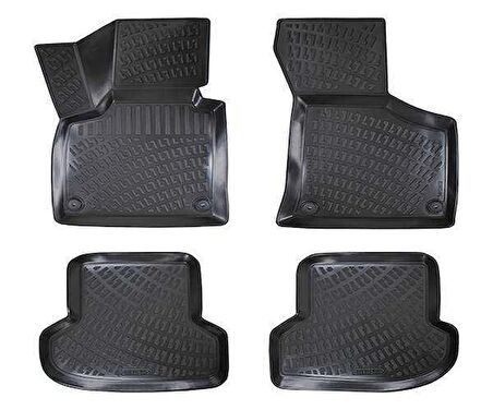 Rizline Audi A3  2003-2012  3D Havuzlu Paspas Siyah