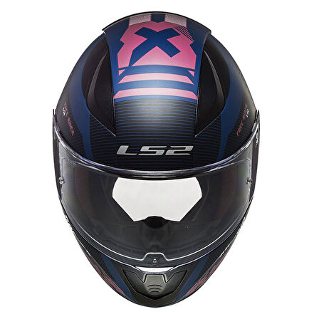 LS2 RAPID 2 XTREET MAT MAVİ-MOR KASK XL