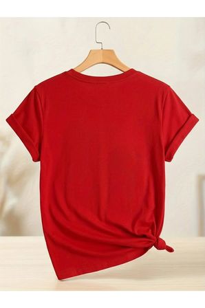 Unisex D54/DFESENPAPATYA/ONUST Baskılı Tasarım Tshirt