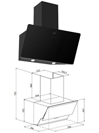 Silverline Siyah Ankastre Set (CS5801E7B01 Ocak/S2-BO6502B02 Fırın/3457 Soho Davlumbaz)
