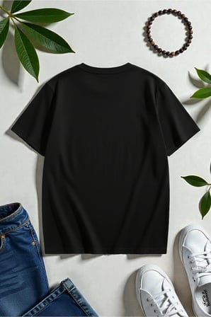 Unisex Kalp Baskılı Tasarım Tshirt