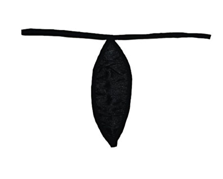 ASM1210 Kadın 2 li  Siyah Mıcro Mini Damla Kıskırtıcı String