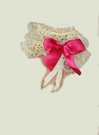 ASM1286Y Kadın Ekru Dantel El Bilekliği Gelinlik Aksesuarı