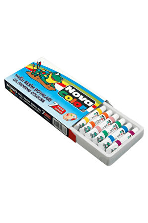Nova color Yağlı Boya Tüp 7 renk - 2 paket