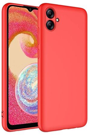 Galaxy A04E Kılıf Lansman Tasarım İç Yüzeyi Kadife Silikon